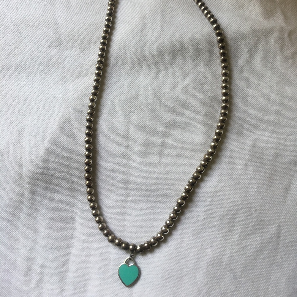 Tiffany heart tag necklace